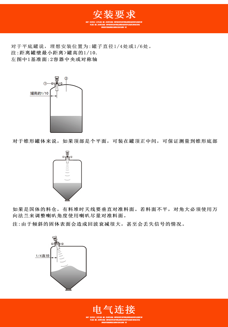 卫生型雷达物位计 HKRD卫生型雷达液位计示例图35