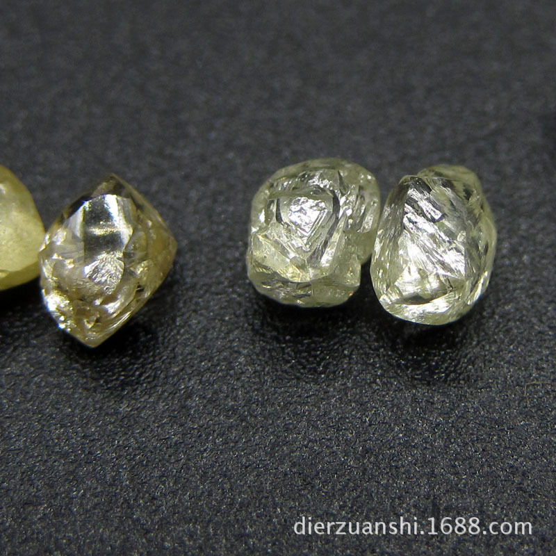 天然金刚石钻石原石颗粒透明干净超硬材料实验标本收藏示例图74
