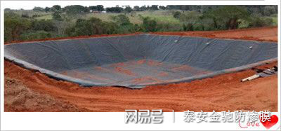 0.75mm HDPE土工膜美标黑色光面幅宽8米长度100米厂家示例图5