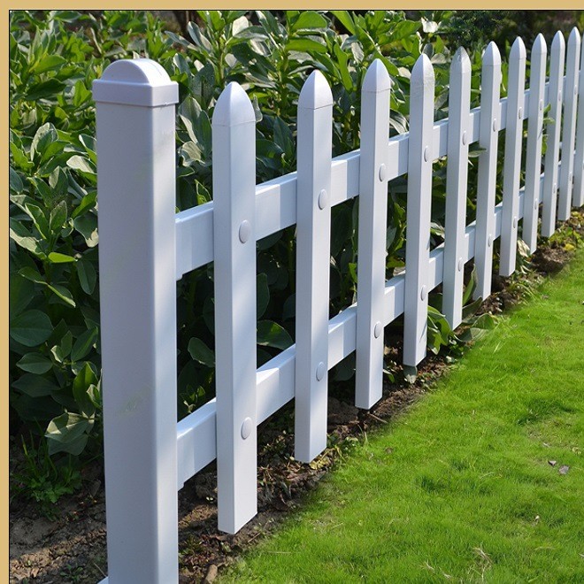 厂家直销  PVC草坪护栏  花坛护栏  绿化带pvc塑料栏杆 量大从优示例图8