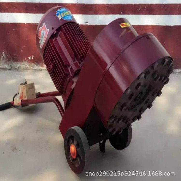 甘肃兰州混凝土水泥地面打磨机 水磨石机  手扶式混凝土路面打磨机示例图5