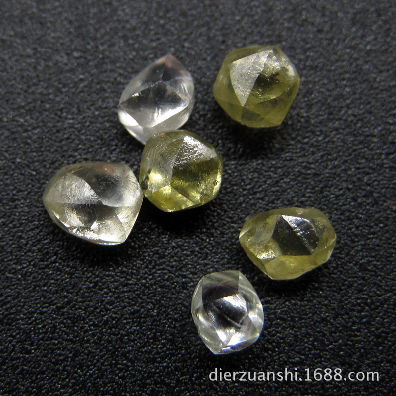 天然金刚石钻石原石颗粒透明干净超硬材料实验标本收藏示例图73