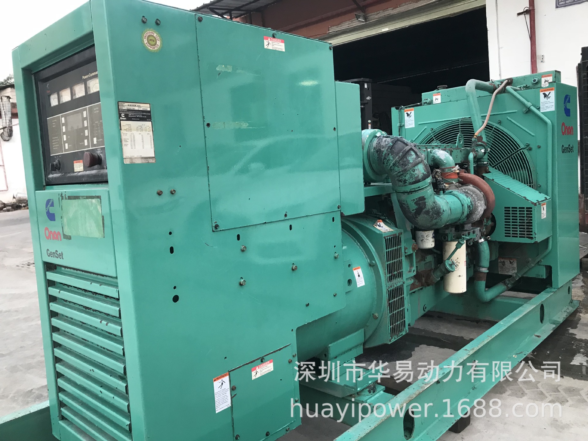 转让原装进口工厂设备220kw二手美国康明斯柴油发电机组LTA10-G3示例图3