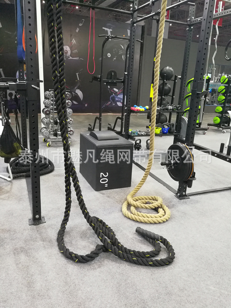 综合训练绳 厂家直销尼龙战绳 健身绳 UFC体能训练绳 健身甩绳示例图4