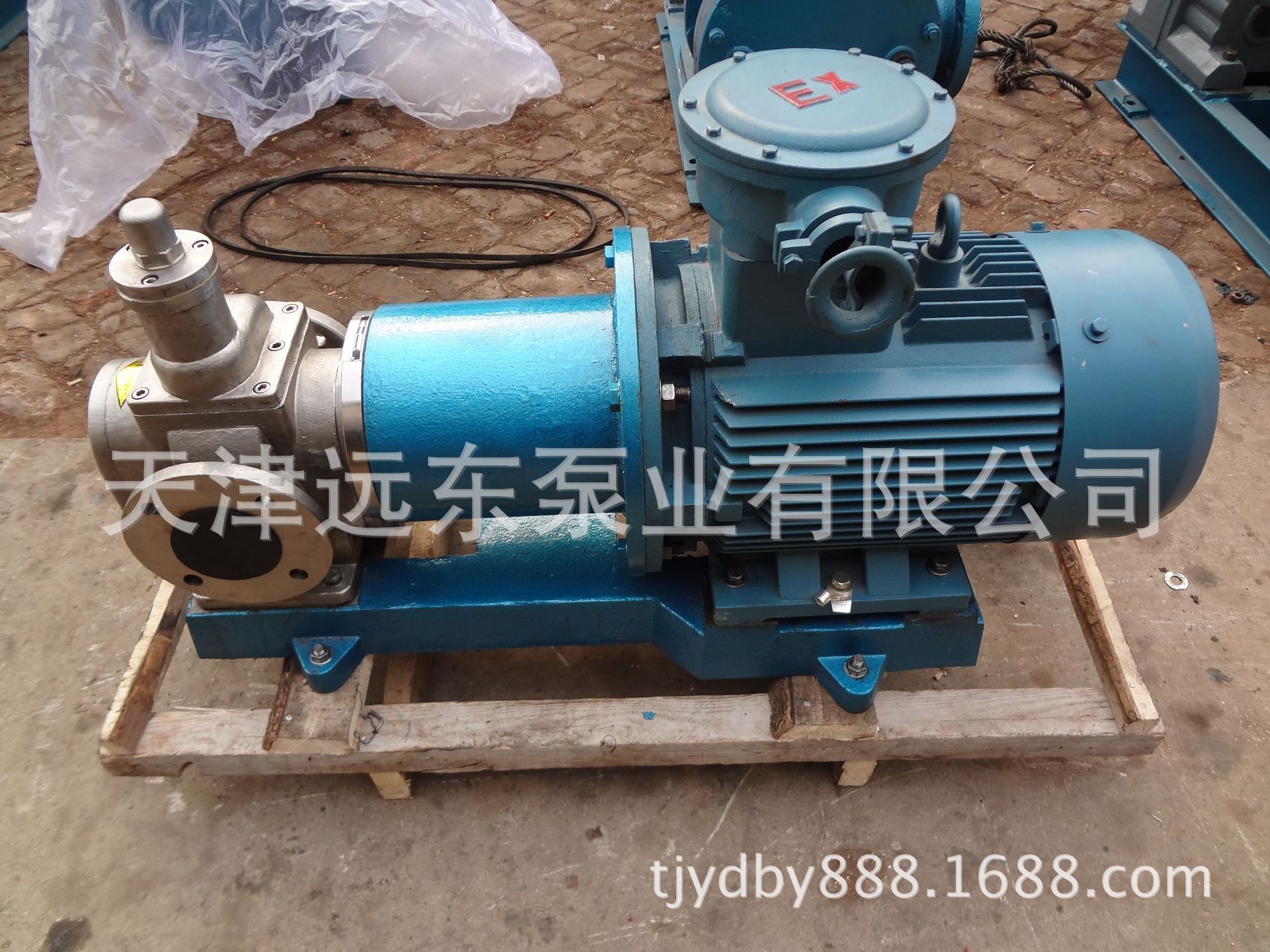天津远东 YCB20/0.6不锈钢磁力圆弧齿轮泵 磁力齿轮泵 耐腐蚀泵示例图3