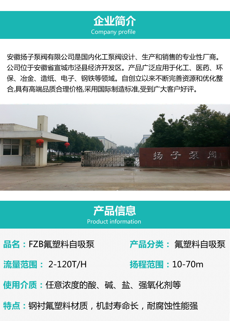 100FZB-30L自吸泵型号结构 卧式自吸排污泵厂家 耐酸碱液自吸泵示例图3