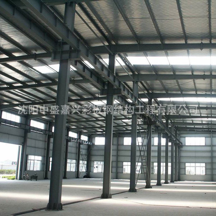 白山钢结构工程 白山钢结构安装钢结构厂房网架建筑施工示例图11