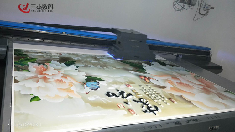 集成墙板UV平板印刷机3D装饰背景墙喷画机瓷砖5D打印机承接直销示例图9