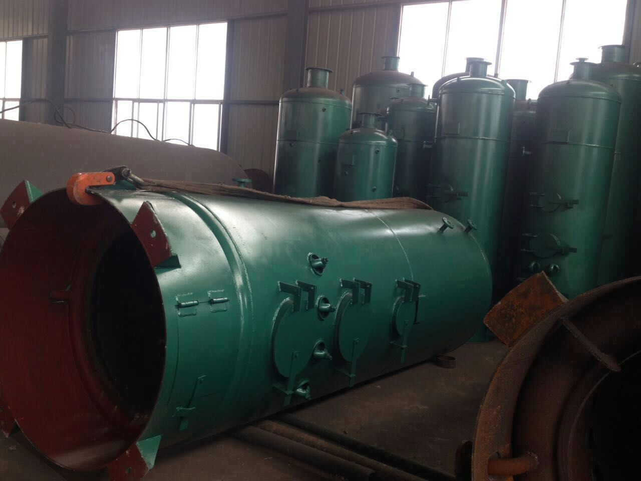 纺布印刷厂用立式蒸汽锅炉  蒸发量0.5吨7公斤压力立式蒸汽锅炉示例图10