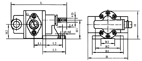 KCBQB KCB系列齿轮泵 不锈钢可调速齿轮泵 防爆铸铁齿轮油泵示例图10