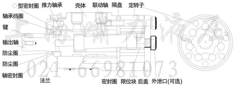 液压马达选型 BM1 BM2 BMR 上海啸力 品质保障 售后完善 型号齐全 BM1-100示例图9