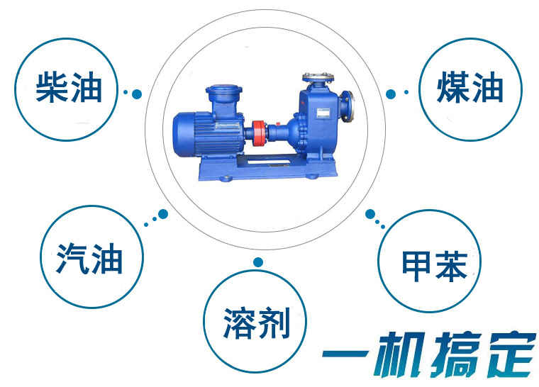 卸油泵用100CYZ-75自吸油泵配30kw-2电机示例图6
