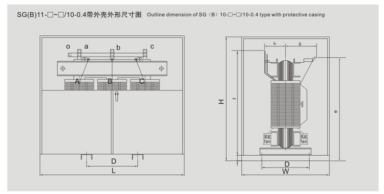 SG(B)11H环保型干式变压器