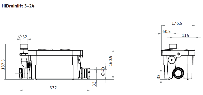 厂家直销苏州德国威乐污水提升器 HiSewlift3-15马桶地下室污水提升泵家用粉碎泵全自动排污泵威乐污水处理设备示例图9