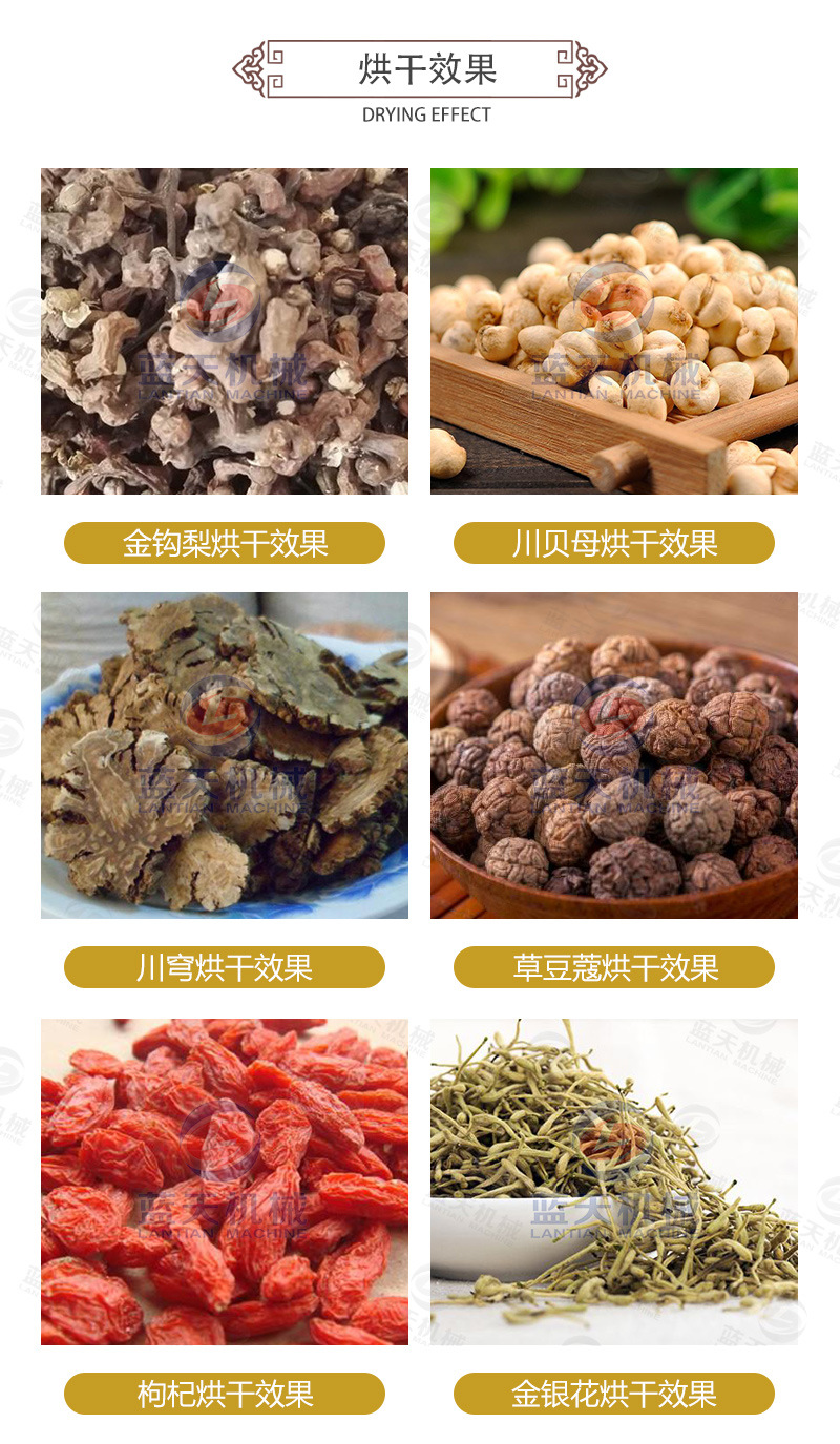蓝天空气能金钩梨烘干机 高温热泵拐枣烘干房 鸡爪梨万寿果干燥机示例图15