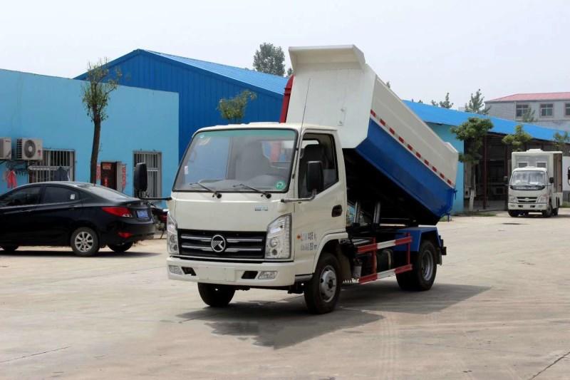 挂桶垃圾车 3方挂桶垃圾车 凯马蓝牌挂桶垃圾车示例图3