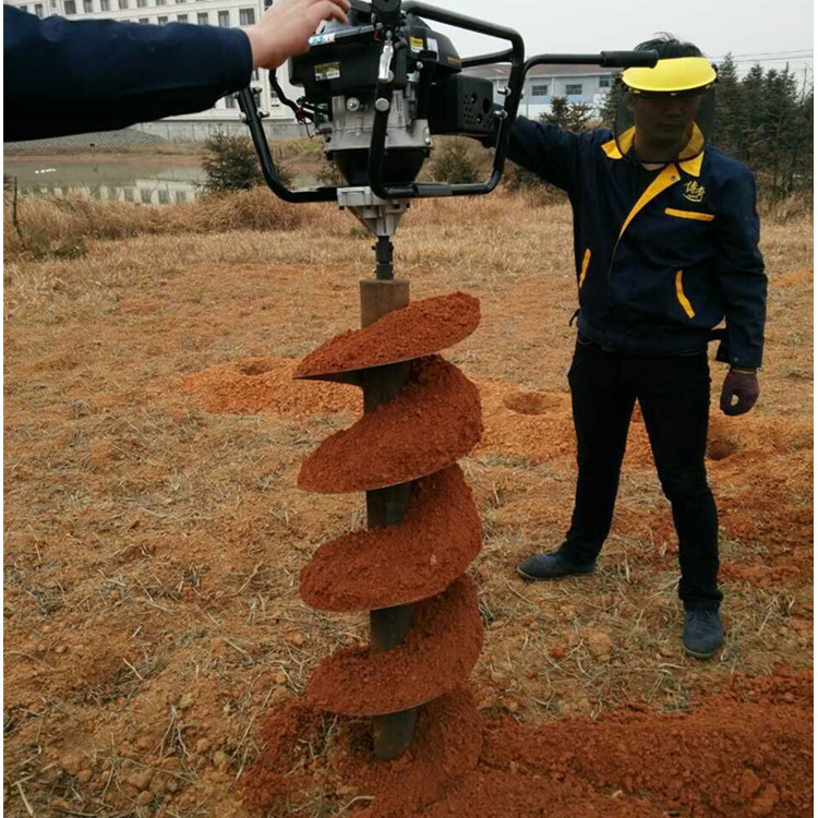 批发园林钻坑机 大马力手提式挖坑机 小型植树挖坑地钻机示例图3