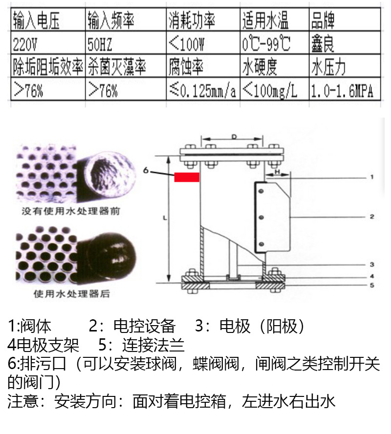 家用自来水空调锅炉 电子除垢仪 多功能电子水处理仪器 高频示例图8