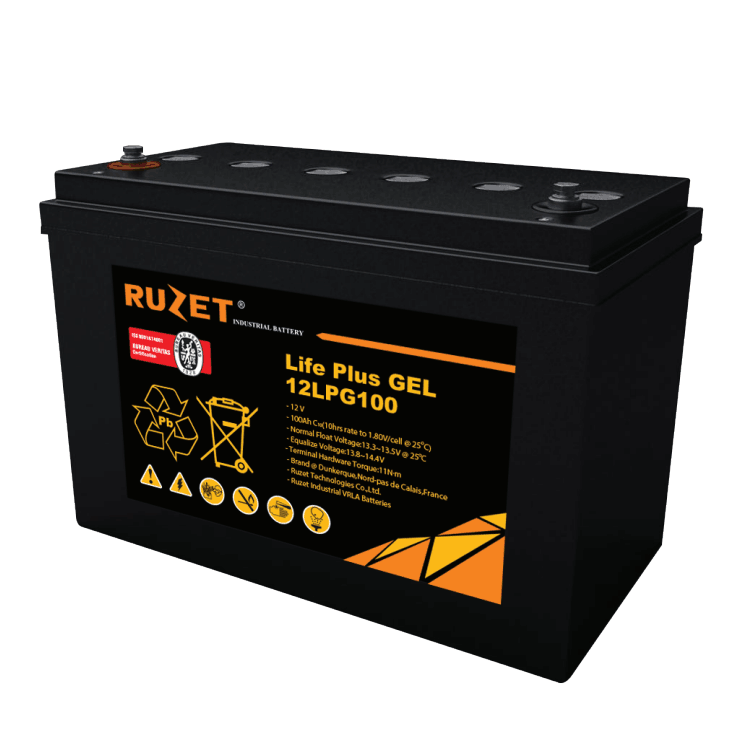 路盛RUZET蓄电池12LPG250 胶体12V250AH 免维护蓄电池 法国路盛蓄电池促销示例图4