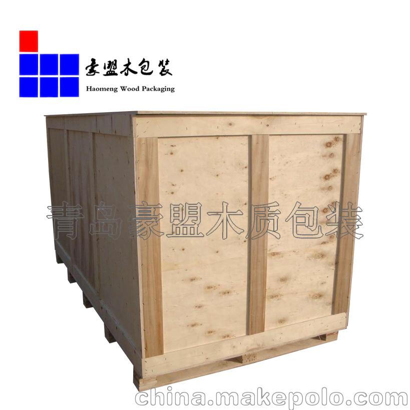 青岛木箱托盘包装公司厂家免熏蒸包装箱示例图18