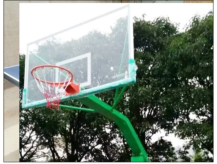 比赛专用篮球架 室外标准比赛篮球架公园小区篮球架厂家直销示例图7