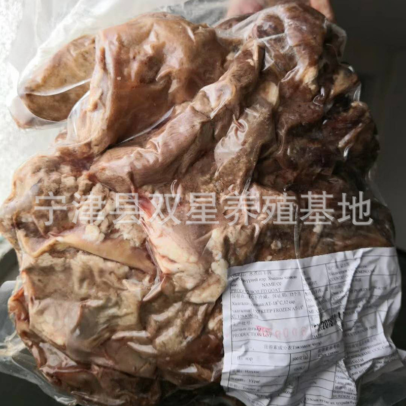厂家促销养殖基地内蒙熟羊肉 蒙古八分熟山羊肉 进口羊肉示例图4