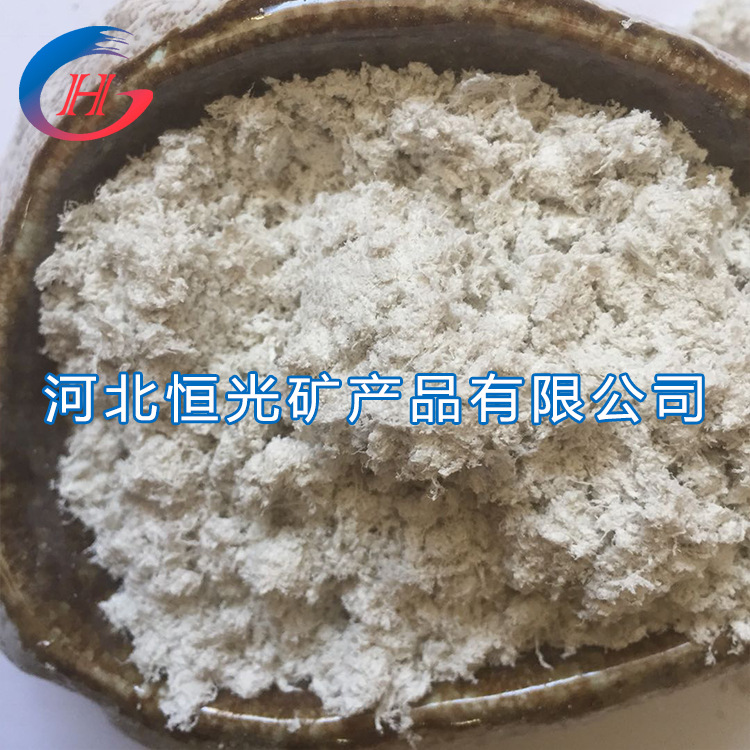 源头厂家供应  3-6mm海泡石纤维  保温砂浆用海泡石示例图3