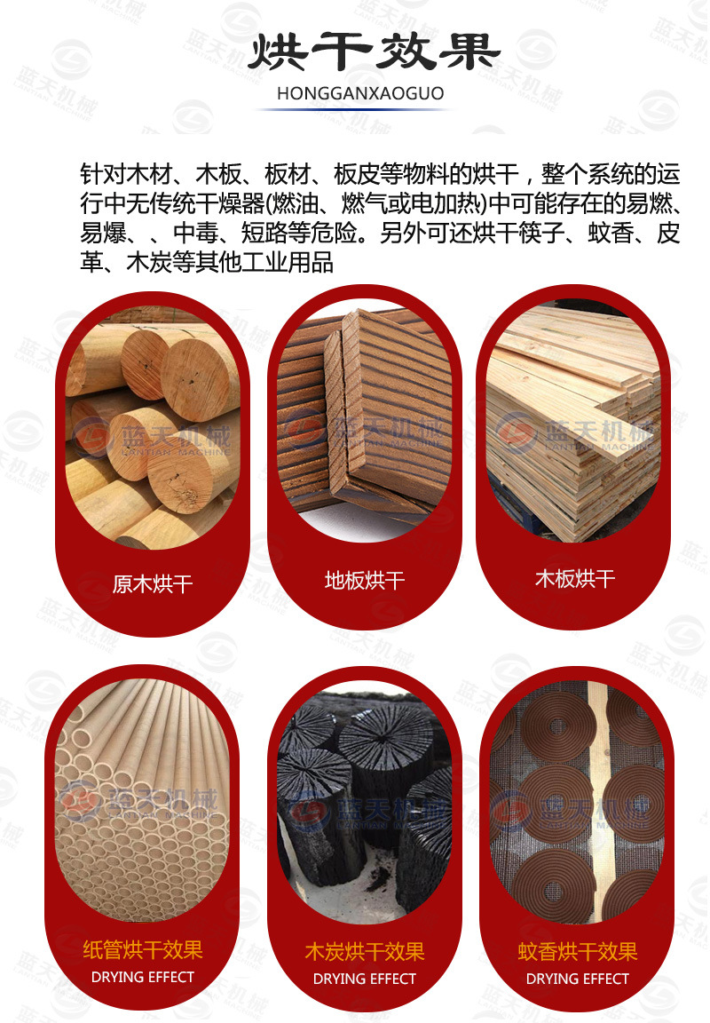 空气能箱式木地板烘干机 大型热泵木材地板干燥机 木地板烘干设备示例图13