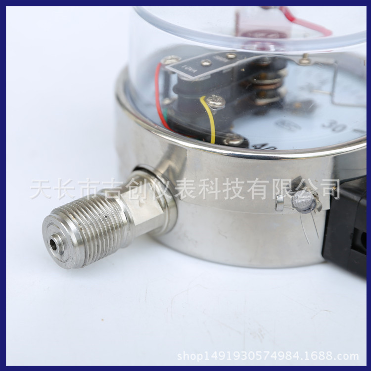 厂家直销 电接点压力表  YXC-100B 耐震电接点压力表气压表示例图10