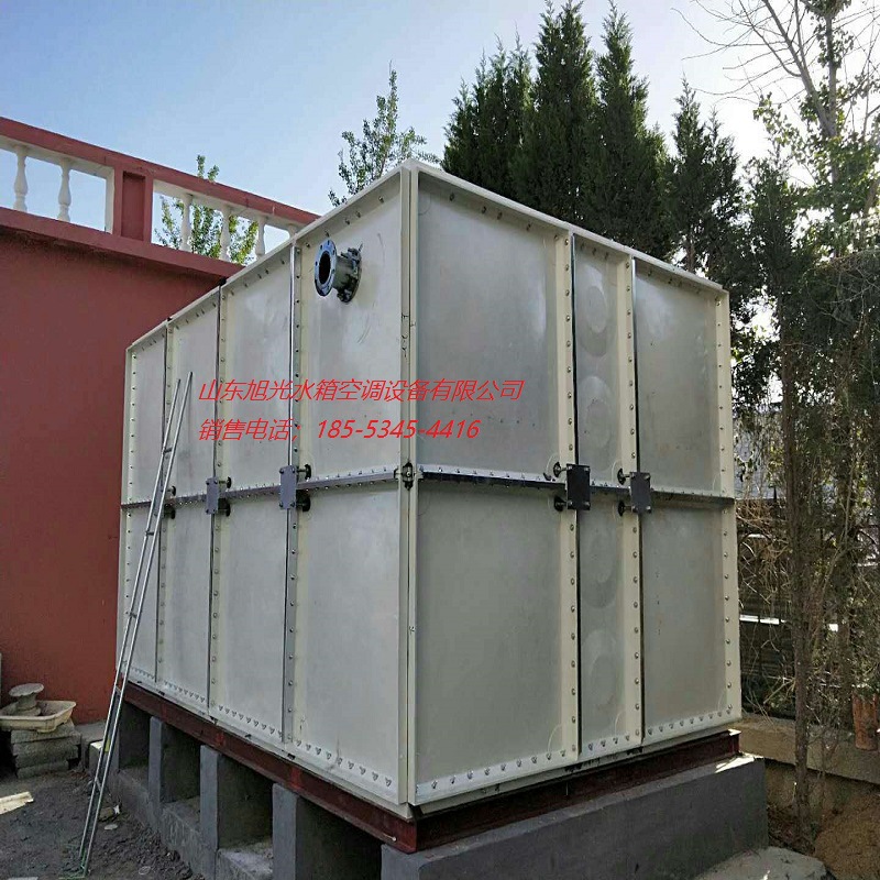 玻璃钢水箱储水设备 消防 保温 SMC大型组装水箱可定做镀锌板水箱示例图10