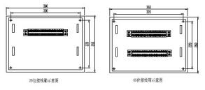 JBF-11A/X接线端子箱外形尺寸图1