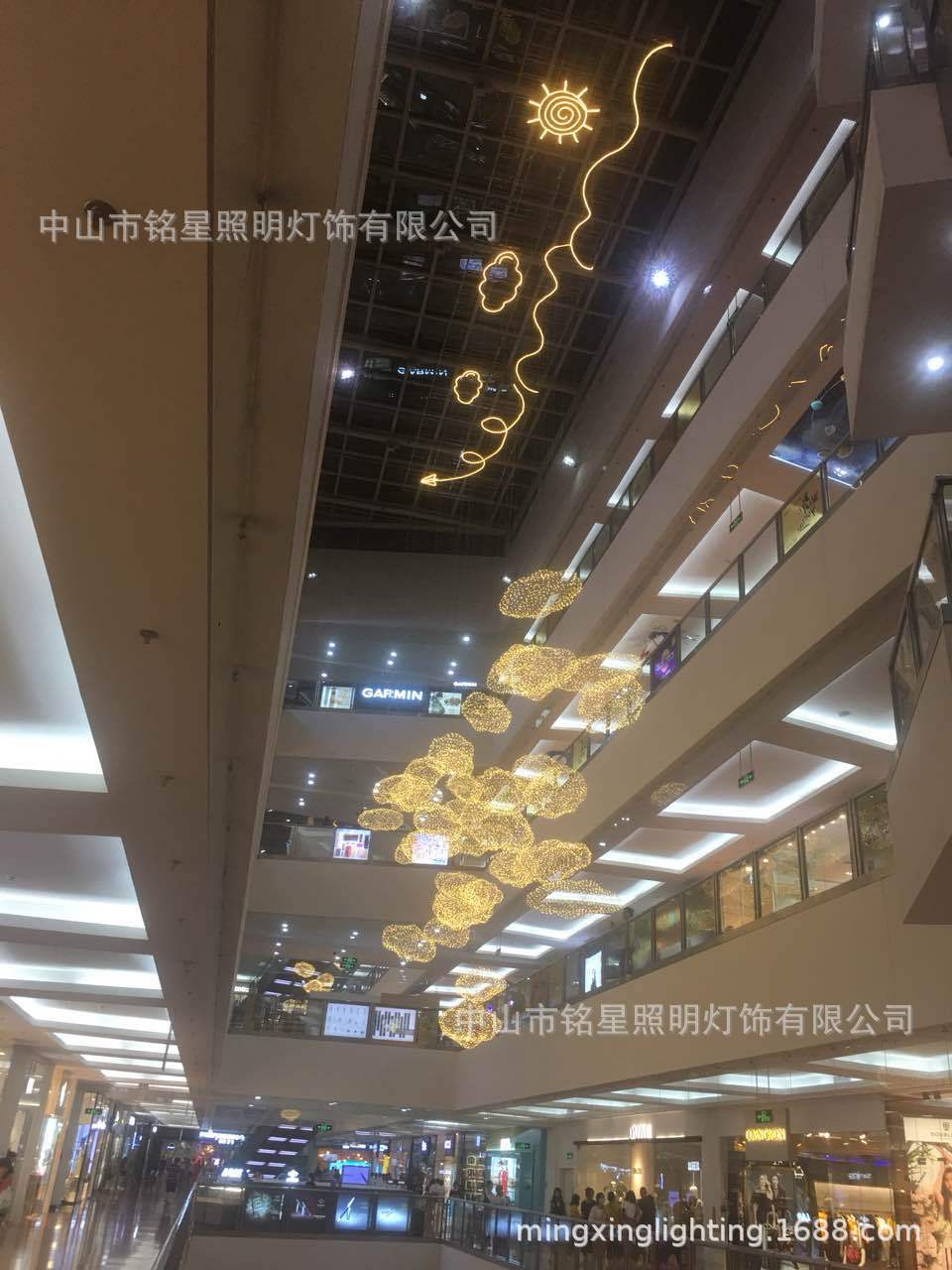中国供应商铭星照明灯饰有限公司全新LED云朵满天星专业生产厂家示例图3