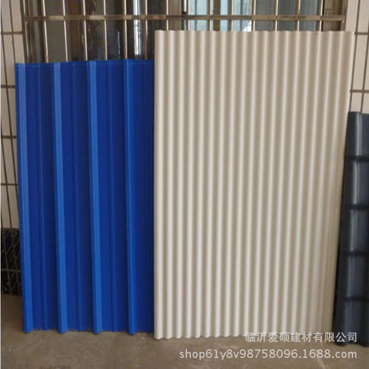临沂1130梯型防腐屋面瓦厂家 蓝色PVC塑钢瓦批发价格示例图7