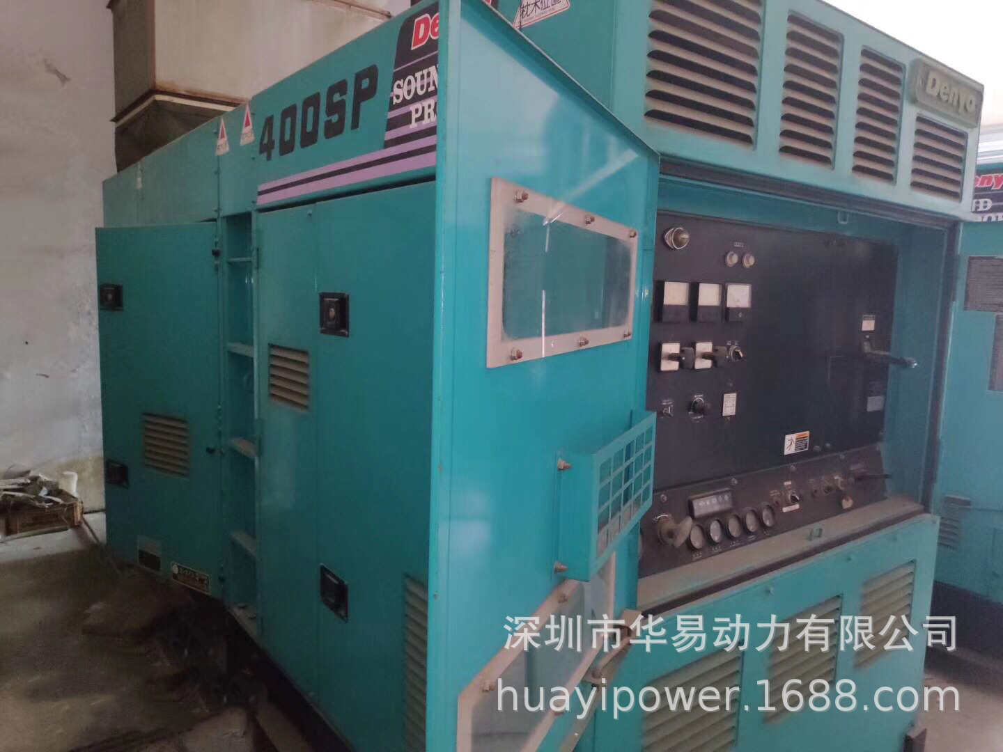 两台日本原装Denyo电友300千瓦静音柴油小松发电机出售DCA-400SPK示例图3