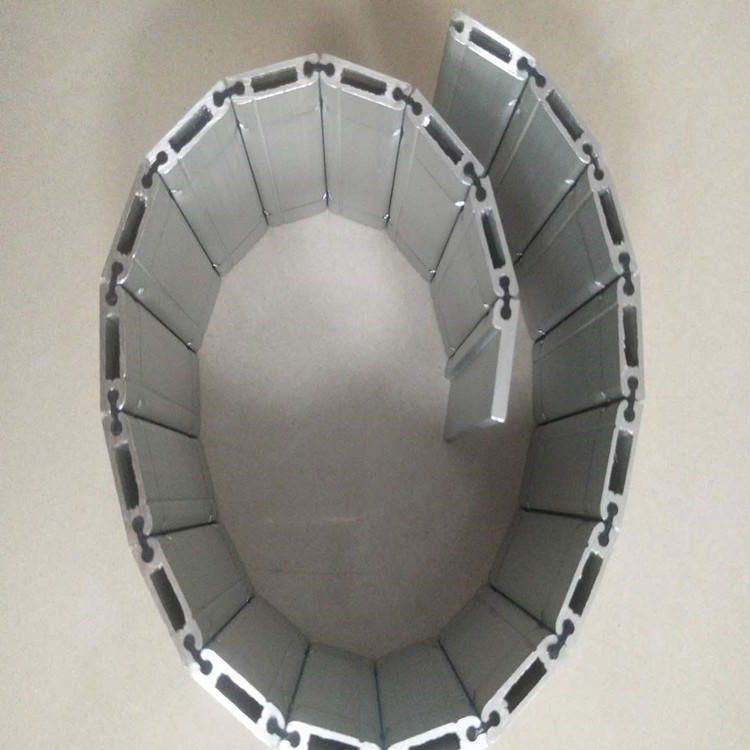 铝帘数控机床防护罩 铝帘伸缩式机床导轨护罩防尘罩示例图1