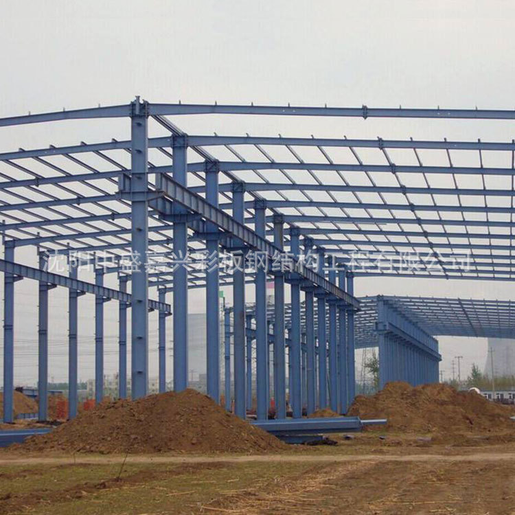 大庆钢结构 大庆钢结构安装钢结构厂房工程钢结构网架施工示例图4