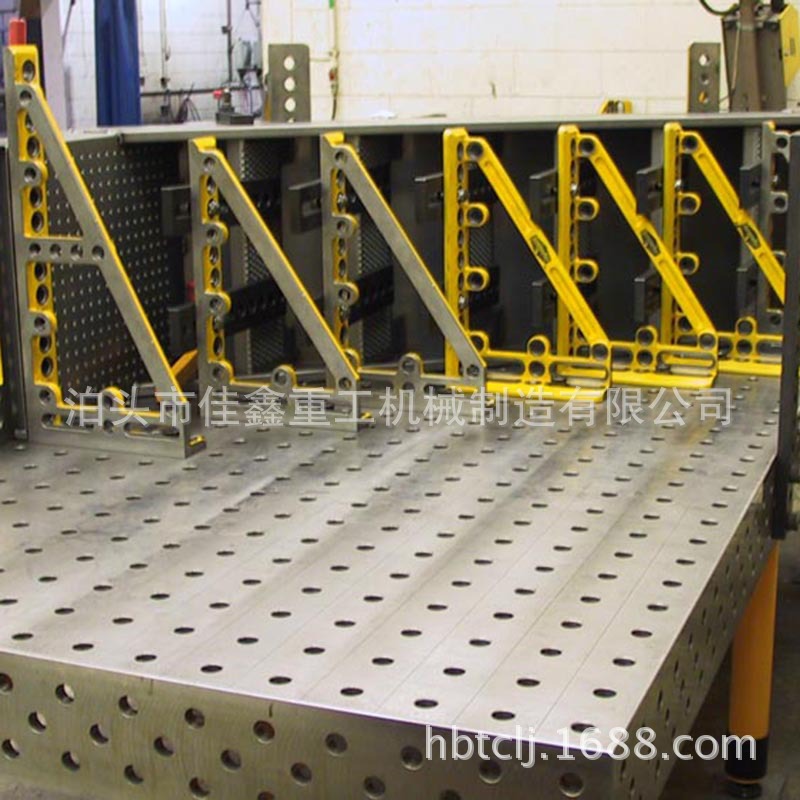 厂家供应1级检验测量研磨划线装配平板T型槽焊接铸铁钳工工作平台示例图17