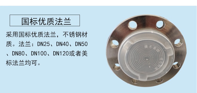 单法兰液位计厂家价格 隔膜式液位计 Hart协议 DN50 DN80示例图4