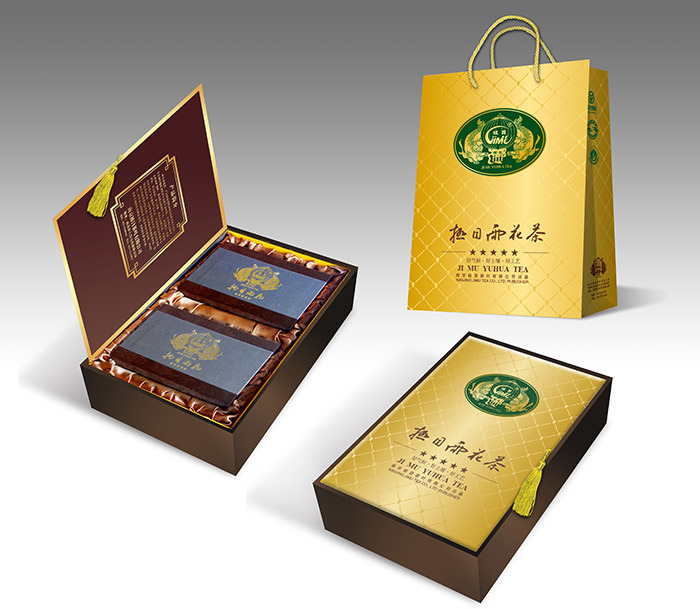 极目雨花茶包装盒 南京茶叶礼品包装盒 茶叶盒专业加工制作示例图3