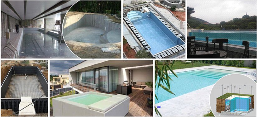 别墅泳池造型 私家游泳池设计 戴思乐游泳池系统解决方案