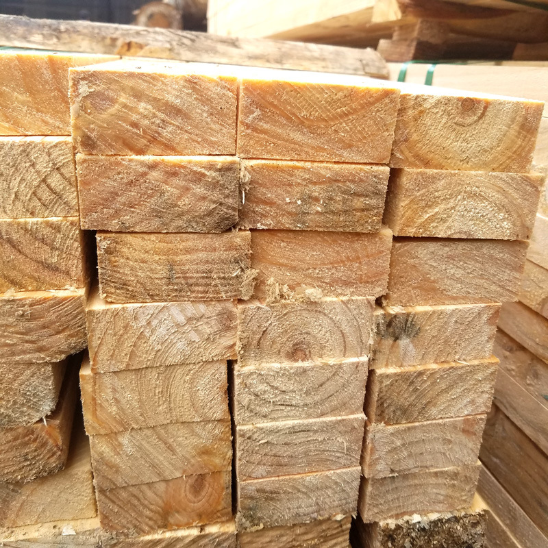 上海木材加工厂直销建筑工程木方辐射松木条实木加工各种规格示例图5