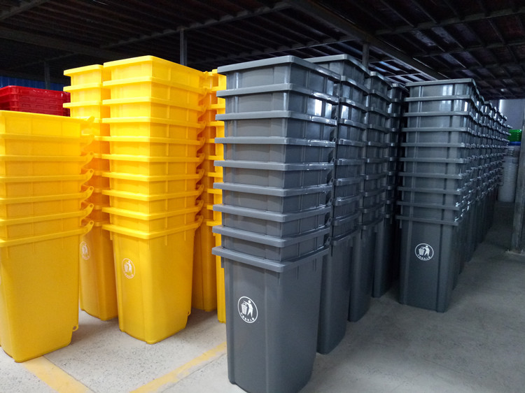 浠水240L环卫垃圾桶生产厂家加厚塑料垃圾桶户外小区垃圾桶批发示例图23