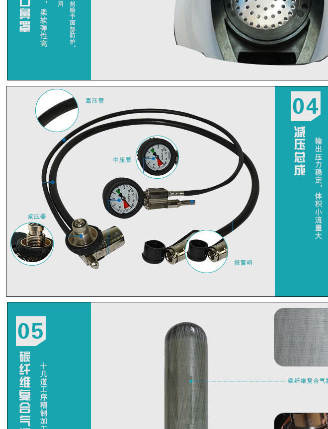 上海皓驹F4隔绝式正压氧气呼吸器 煤矿专用氧气呼吸器 4H隔绝氧气呼吸器厂家示例图3