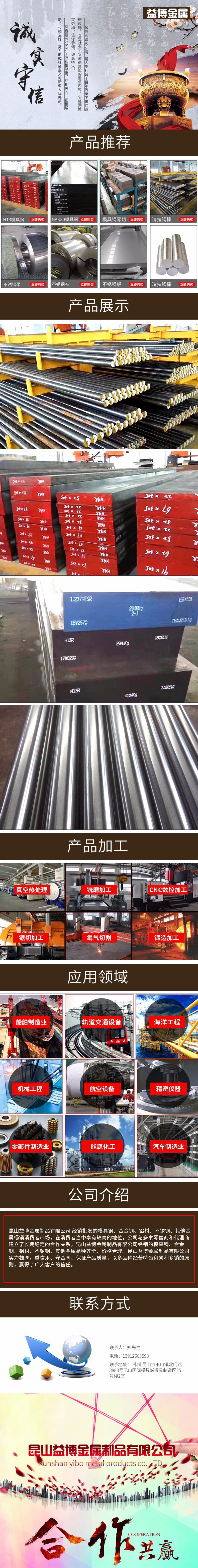 现货供应NAK55圆钢 日本大同PNAK55模具钢 进口预硬NAK55塑胶示例图1