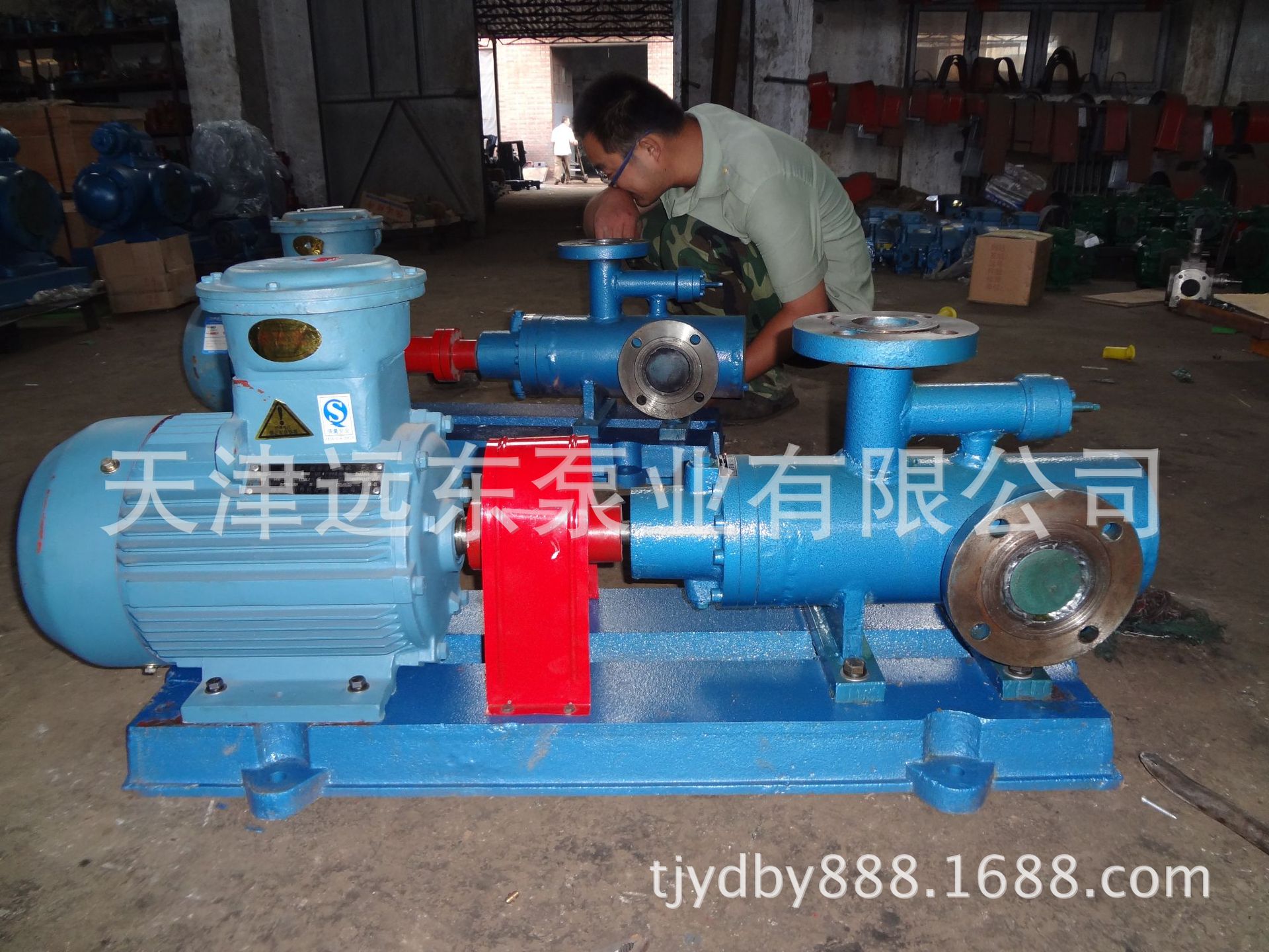 天津远东 SM三螺杆泵 SMH80R46E6.7W29焊接 保温热油泵 厂家直销示例图2