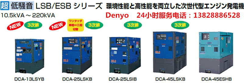 辽宁二手日本电友denyo小型静音发电机20KVA发电机出售出口示例图1
