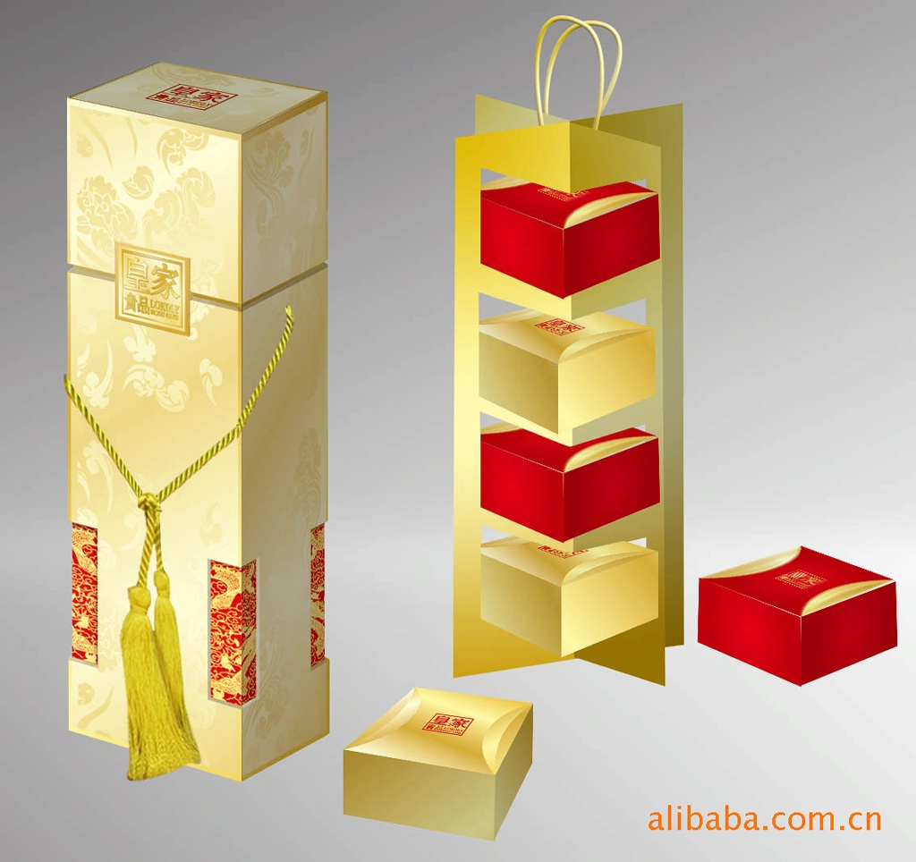 精美典雅月饼包装盒 南京包装盒源创包装设计制作示例图2