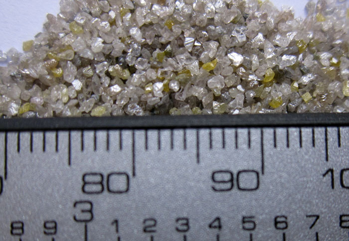 天然金刚石粉末颗粒钻石原石破碎颗粒 刀具钻具研磨使用示例图72