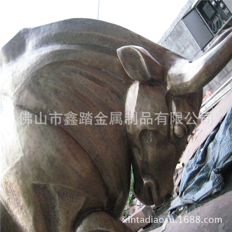 佛山大型铜牛雕塑厂家报价示例图5