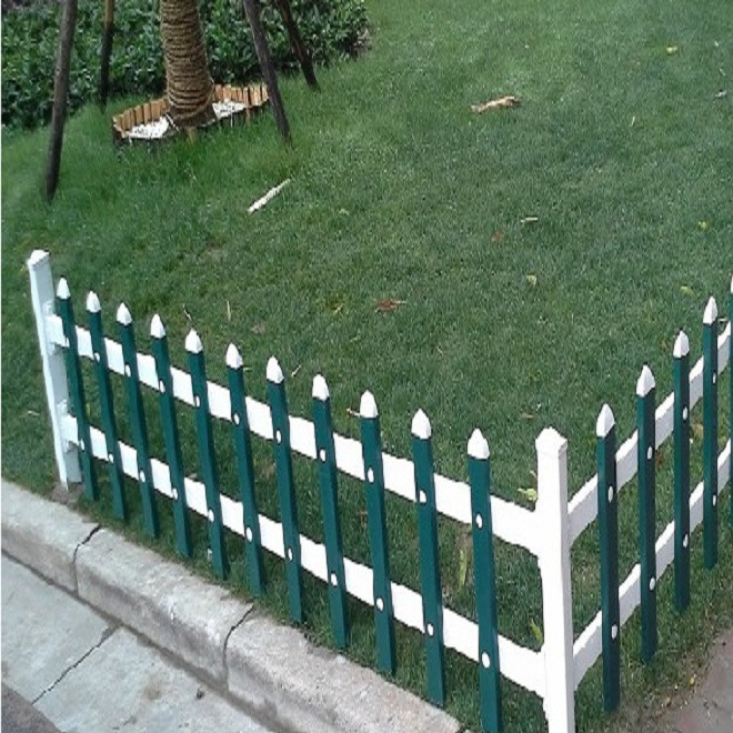 厂家直销  PVC草坪护栏  花坛护栏  绿化带pvc塑料栏杆 量大从优示例图1